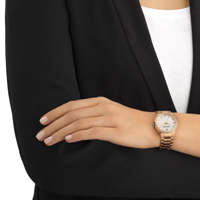 Montre swarovski femme hot sale doré