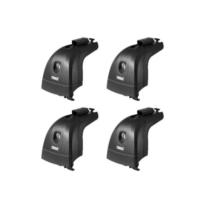 Thule 751 – Lot De 4 Pieds Rapid Fixpoint XT – Montage Facile & Robuste Pour Barres De Toit WingBar, SlideBar, AeroBar
