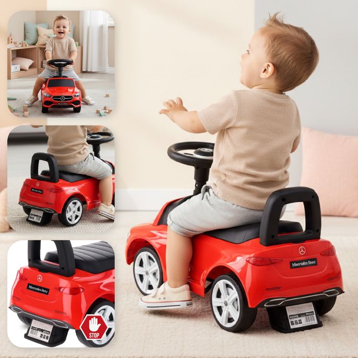 Voiture Bebe Porteur Enfant Mercedes-Benz 3-en-1 Voiture Bébé - Main Image