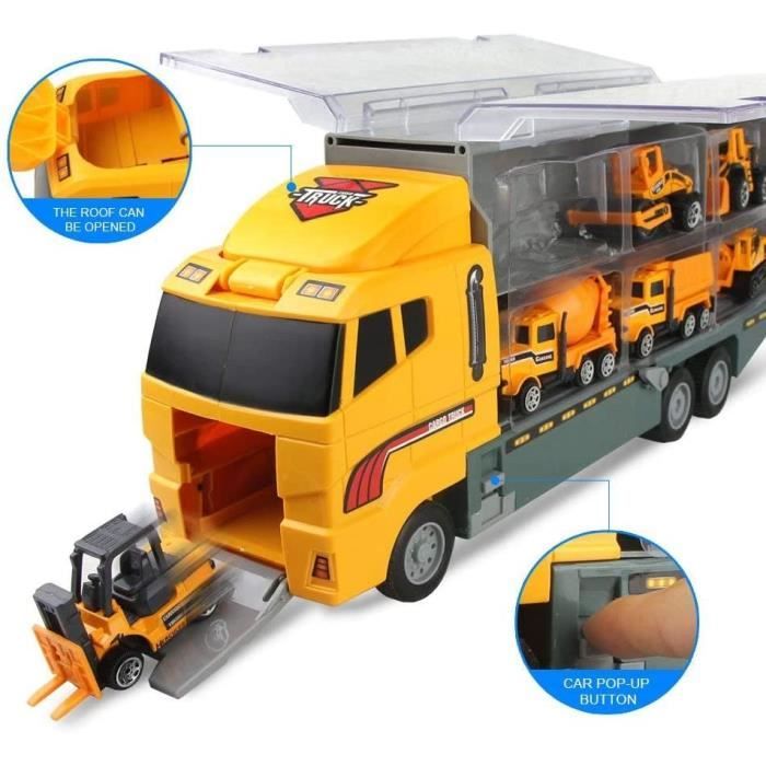 Camion de Transport Voiture Jouet Mini v hicules pour Enfants pour