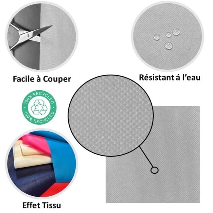 Nappe. aspect textile. non tissée 