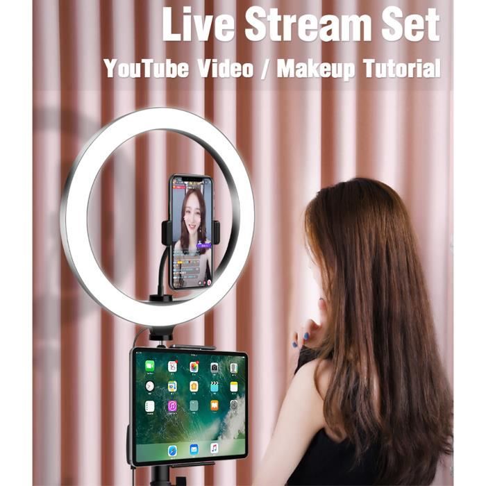 LED Ring Light, 6 Pouces USB Selfie Ring Light Trépied de Bureau Selfie Stick Ring Shape Camera Fill Lamp Kit LED Ring Light, 6 Pouces USB Selfie Ring Light Trépied de Bureau Selfie Stick Ring Shape Camera Fill Lamp Kit