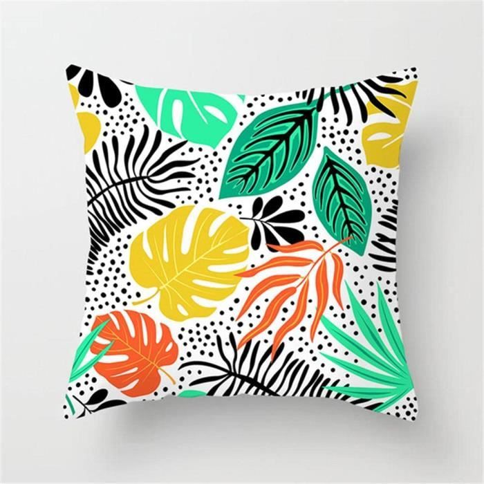 Lot De 4 Housses De Coussin Velours - Déco Vintage Avec Fermeture Invisible