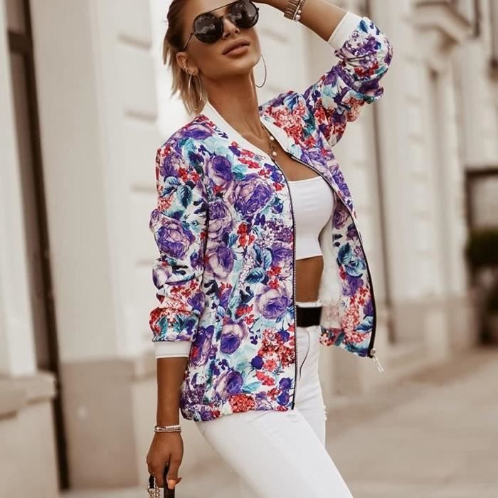 BLOUSON PERFECTO BOMBER Veste De Femme Court Chic l gante