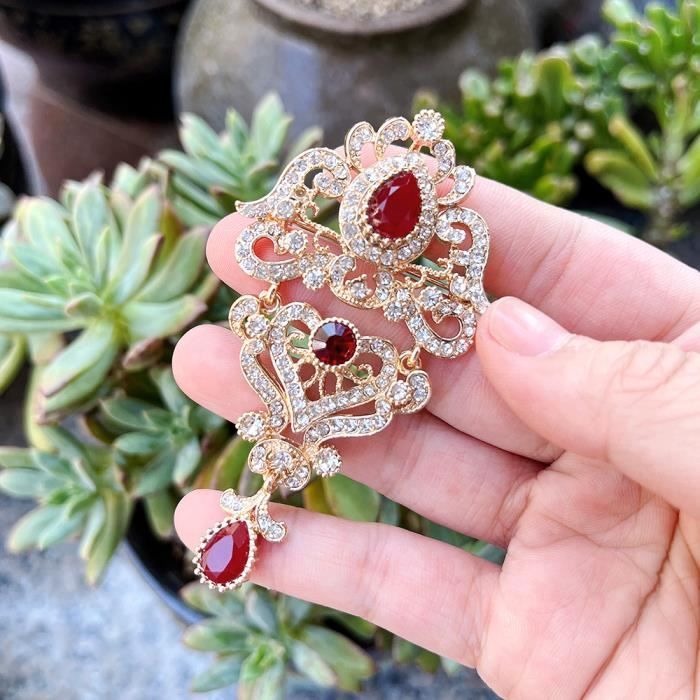 BROCHE LL313blue broche Caftan marocaine pour femmes couleur or resine arabe bijoux de mariage cristal algerien cadeau oiseau Achat Vente broche broche Caftan marocaine pour f Femme