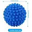  6 Pcs Balles de Séchage, Boule de Lavage pour Machine à Laver Boule de séchage réutilisable Balle de sèche-Linge Boule de lessive-3