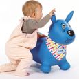 Ballon sauteur chien bleu LUDI - pour enfant dès 10 mois - intérieur et extérieur-3