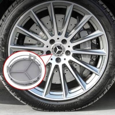 Embout Centre De Roue BRABUS Aluminium Noir Mat 75 Mm - Compatible Mercedes Classe G 4x4 - Neuf Allemagne