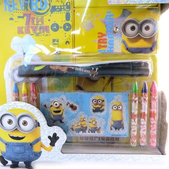 Minions M9776 Armoire Coloriage Minions 13 Pieces 43x33 Cm