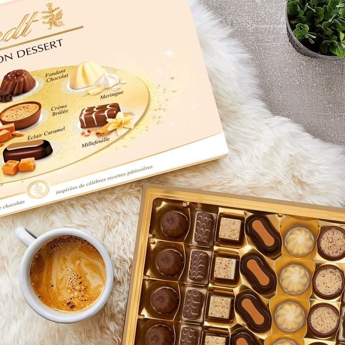 Lindt CRÉATION Dessert - Boîte de Chocolats Suisses Inspirés des