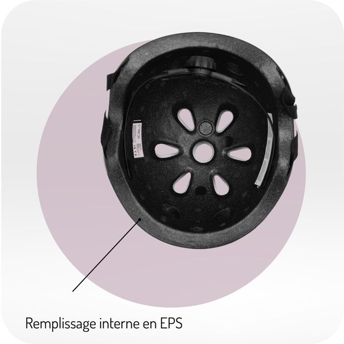 MOMI Mimi Casque Enfant 47-58 Cm – ABS/EPS, 11 Aérations, Lavable, Conforme EN-1078