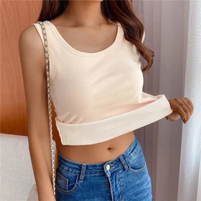 Sous-vêtement Thermique Femme Taille Haute - Coton Polaire épais - Sans Couture, Rehausseur De Fesses - Taille L à XXL - Pour Hiver