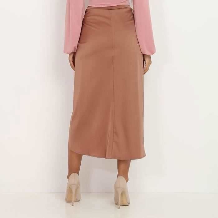 Jupe longue vieux rose sales