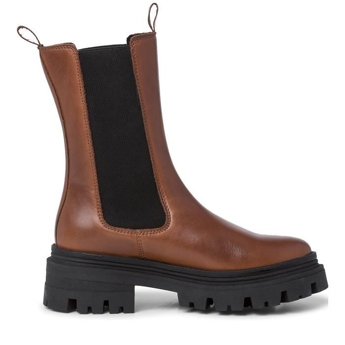 Bottes Tamaris en cuir pour femme Antilope Confort