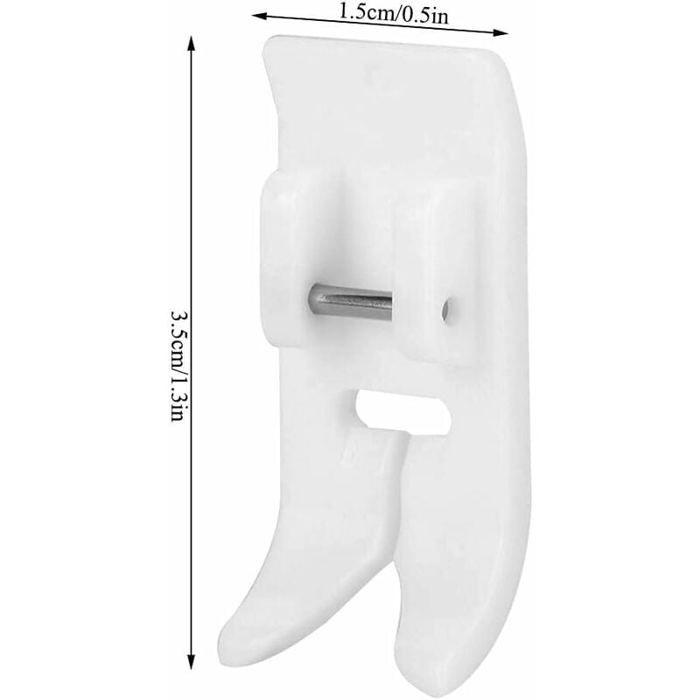 1/3 pièces Pied presseur à rouleau pour machine à coudre plus pied