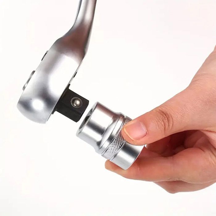 Lot De 21 Douilles à 12 Pans 1/2'' – 8 à 36 Mm – En Acier Chrome-vanadium, étui Rangement