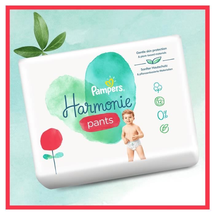 Couches-Culottes Pampers Harmonie - Taille 6 - 44 couches