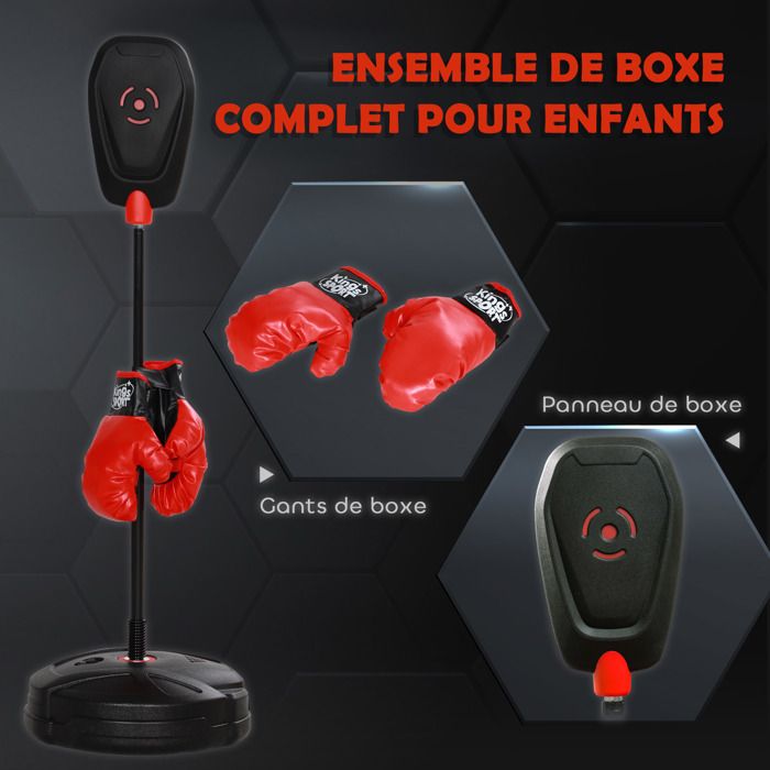 Sac de Frappe Enfant 160cm avec Gants et Pompe Punching Ball Enfants pour Karaté Taekwondo Idéal Sac de Frappe Enfant 160cm avec Gants et Pompe Punching Ball Enfants pour Karaté Taekwondo Idéal
