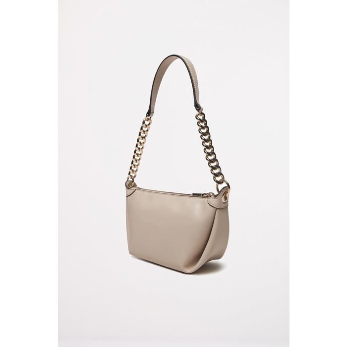 Guess Sacs bandoulière Sac à main - ECO EVAINE TOP HANDLE FLAP femme beige | Sarenza France