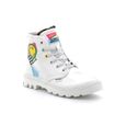 Chaussures Homme - PALLADIUM - Pampa x Smile 2000 - Blanc - Canvas - Lacets-0
