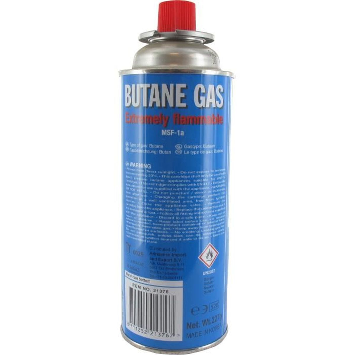 Bombonne de gaz rechargeable 2 Kg vide /€/â /â /â avec robinet /€ Papillon /€