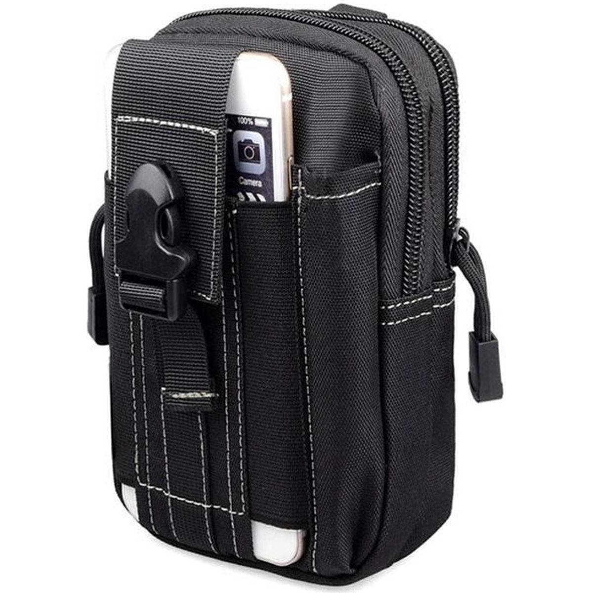 Randonn/ée Sacoche Ceinture Molle EDC 1000D// Sac Multifonctionnel avec Un Mousqueton pour Cyclisme Unigear Sac Tactique Ceinture Alpinisme Course Sports Ext/érieurs