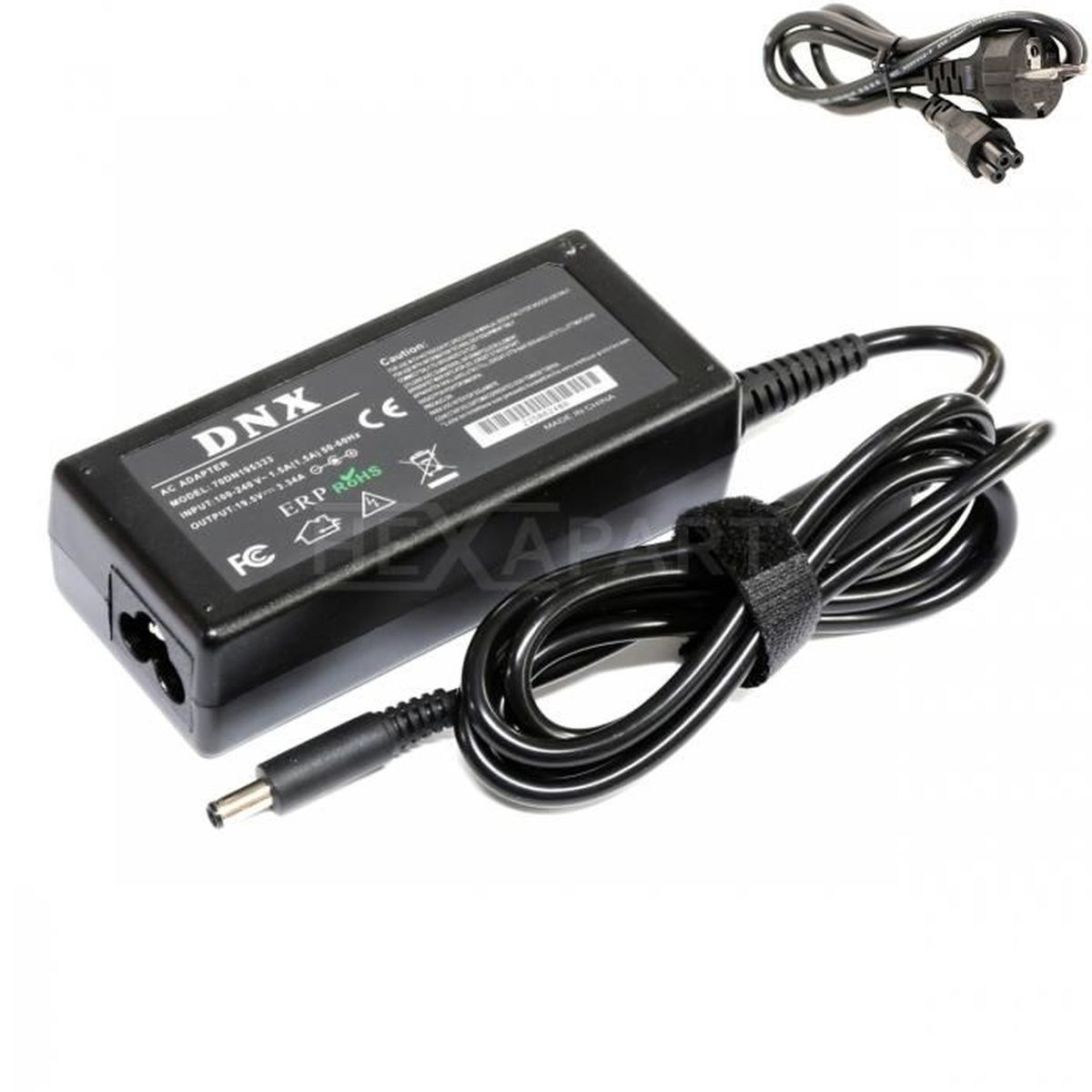 Chargeur Secteur D'origine Dell 90W Pour Inspiron 15 (3583, 3780, 3480, 5390, 5493) - Occasion, Garantie 1 An