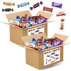 PRO DISTRI MIX CHOCOLATÉ | Assortiment de 2x100 Mini Chocolats à partager | 2 Boxes de 760g de Friandises emballées individuellement