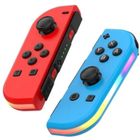 CODDMIN Manette pour Switch Sans Fil Bluetooth Contrôleurs Gamepad (Contrôleur non Officiel) - Couleur Bleu et rouge mul MANETTE JEUX VIDEO