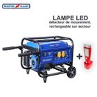 Groupe électrogène MASTER FLASH – 2900 W avec Lampe LED rechargeable