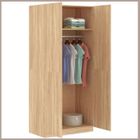 DUOKON Garde-robe - FAN - FAN800633 - Bois d'ingénierie - 2 portes - 200 cm