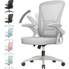 NASPALURO Chaise de bureau à roulette 360° | Fauteuil Ergonomique | Hauteur & dossier Ajustable/accoudoirs réglables | Charge max 150kg |Gris