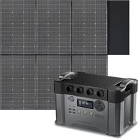 ALLPOWERS Générateur solaire S2000 Pro avec panneau solaire 600W, batterie de secours 1500Wh 2400W Station d'alimentation