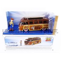 Voiture Miniature de Collection - JADA TOYS 1/24 - VOLKSWAGEN Combi Woody - Toy Story - Brown