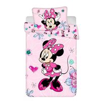 Disney Minnie Flowers Parure de lit enfant (petit) 100×135 cm, 40×60 cm