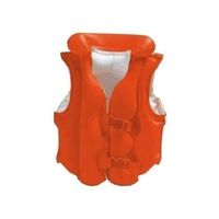 Gilet de natation gonflable INTEX - Modèle pour enfant - 50 x 47 cm - Orange