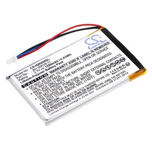 Batterie Remplacement Pour Garmin GLO 2 - Li-ion 1200mAh - Compatible 010-11935-00