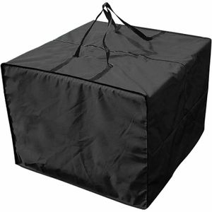 Housse Imperméable Pour Coffre De Terrasse - Taille 147x72x62 Cm, Oxford Avec PU, Cordon De Serrage, Protection Solaire Et Pluie