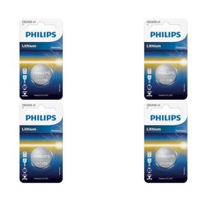 PILES 4 piles Philips CR2450 - 