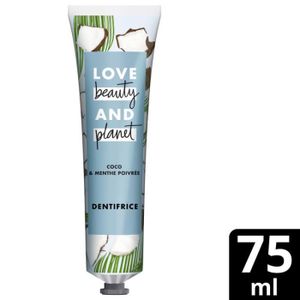 DENTIFRICE Pack de 3 - Dentifrice Love Beauty And Planet Blancheur Eclat