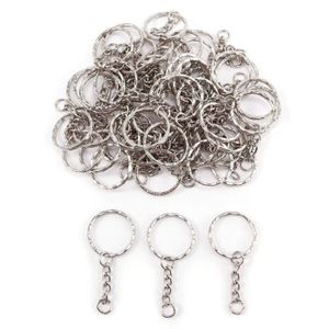 Anneaux brisés 20mm argentés pour création porte clef nombre au choix