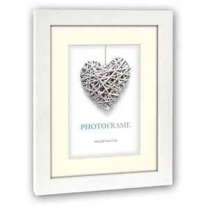 Bois-Cadre Photo vintage 15x20 cm gris foncé