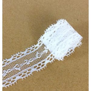 Ruban dentelle au crochet blanc 1m x 1.2 cm