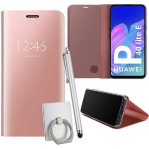 HOUSSE - ÉTUI Miroir Coque Huawei P40 Lite E Smartphone, Clear V