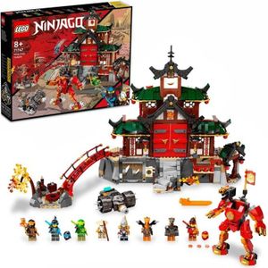 ASSEMBLAGE CONSTRUCTION LEGO® NINJAGO 71767 Le Temple Dojo Ninja Set Maîtres du Spinjitzu, Jouet Enfants +8 Ans