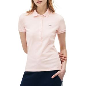 Polo lacoste rose pale femme clearance