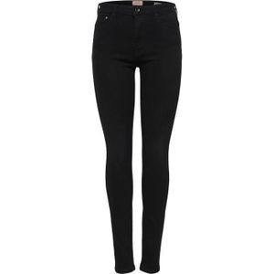 JEANS ONLY Jean Skinny à Taille Haute Noir Denim Femme