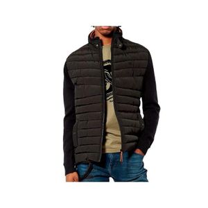 Gilet zippé col montant homme online