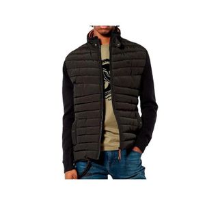 GILET - CARDIGAN Gilet zippé col montant ADAM Noir