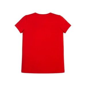T-SHIRT T-shirt jersey bio doux fille Guess - fire red - 1